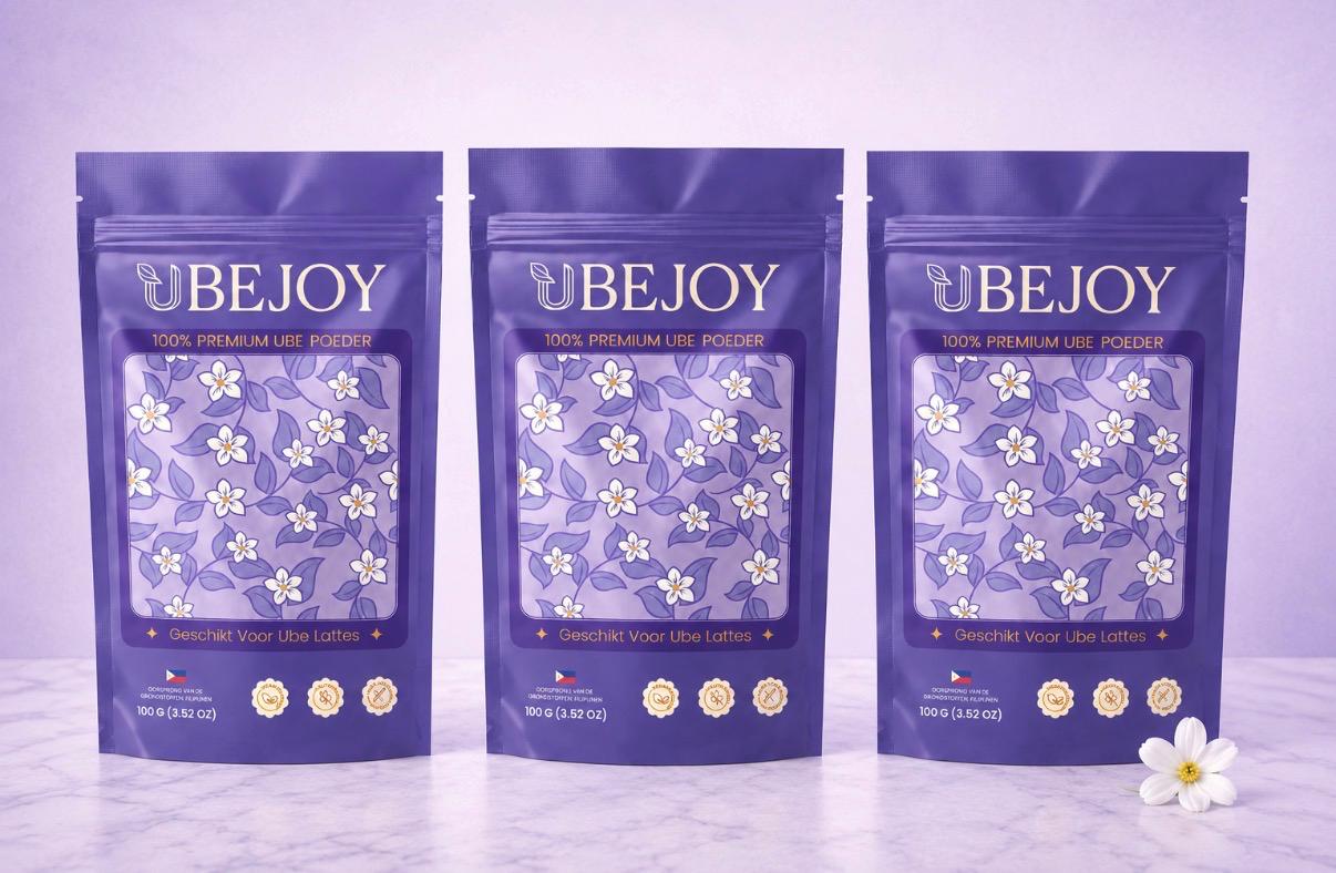 UbeJoy 100% Premium Ube Poeder trio set 3 x 100g